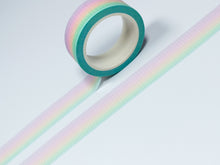 Load image into Gallery viewer, Pastel Ombre Grid Washi Tape by GretelCreates was on a white surface.
