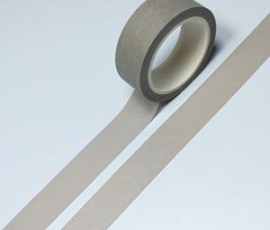 Minimal Plain Taupe Washi Tape