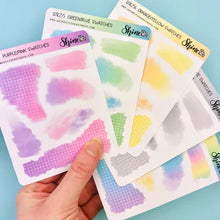 Load image into Gallery viewer, Watercolor Swatches Stickers - Shine Sticker Studio