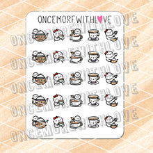 Load image into Gallery viewer, m634 - tea time 2.0 planner stickers