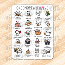 Load image into Gallery viewer, m641 - fall bucket list 4.0 munchkin planner stickers
