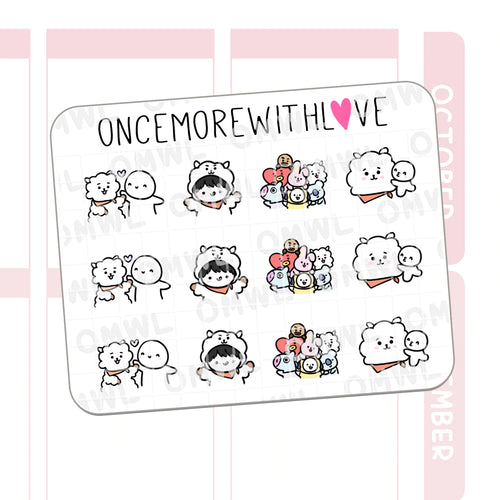 m1245 - mini - bt21 rj - once more with love