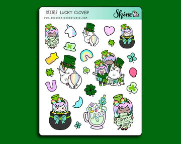 Shine Sticker Studio Lucky Clover Deco Stickers