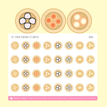 Load image into Gallery viewer, Top Down Steamers - Wonton in a Million Sticker Sheet
