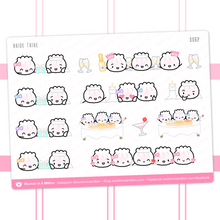 Load image into Gallery viewer, bride tribe - wonton in a million sticker sheet