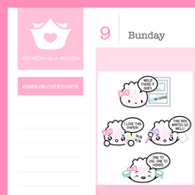 Load image into Gallery viewer, planner girl moments sticker sheet - wonton in a million