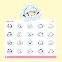 Load image into Gallery viewer, snow angels - wonton in a million sticker sheet