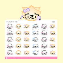 Load image into Gallery viewer, it&#39;s planning time - wonton in a million sticker sheet