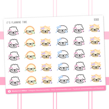 Load image into Gallery viewer, it&#39;s planning time - wonton in a million sticker sheet