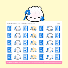 Load image into Gallery viewer, porcelain planners - wonton in a million sticker sheet