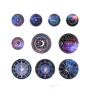 mystic celestial moon pet decorative sticker flakes
