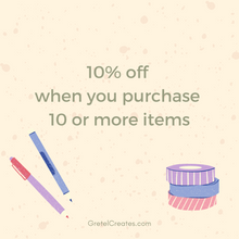 Load image into Gallery viewer, 10% off when you purchase 10 or more Pochitto Kodomo No Kao Pochitto 6 Push Button Stamp - Schedule Book items.