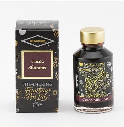 cocoa shimmer - 50ml diamine shimmering fountain pen ink