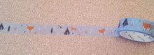 Load image into Gallery viewer, fox washi tape, winter washi tape,  scrapbook supplies