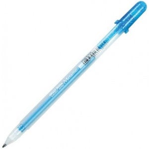 gelly roll metallic medium point pen blue