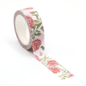 rose garden glitter washi tape