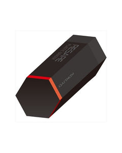 black kokuyo resare limited edition hexagon plastic eraser, japanese stationery rubber eraser