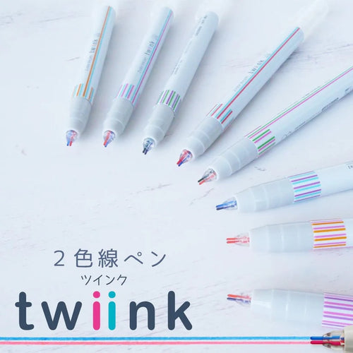 Sun-Star Twink Double Line Pen - Various Colours - Penmas 2023 - Day 11