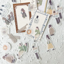 Load image into Gallery viewer, Q-lia Transparent Femme Closet Fashion Girl Sticker Flakes  - Nostalgic