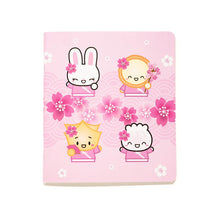 Load image into Gallery viewer, Wonton in a Million Undated Weekly Vertical Planner - Sakura Bunny - A5W (Half Year)