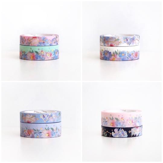 constellation x floral 1.0 washi tape aug release